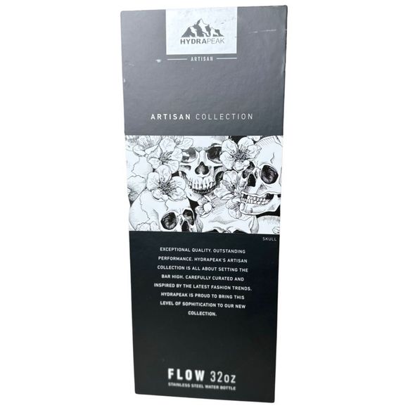 New HYDRAPEAK Flow 32 oz Artisan Collection Skulls - Picture 3 of 4